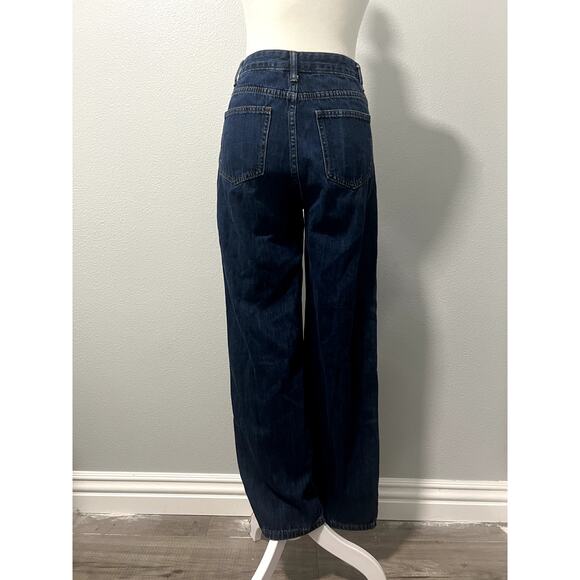 Dark Denim Straight Leg Jeans - Picture 4 of 4